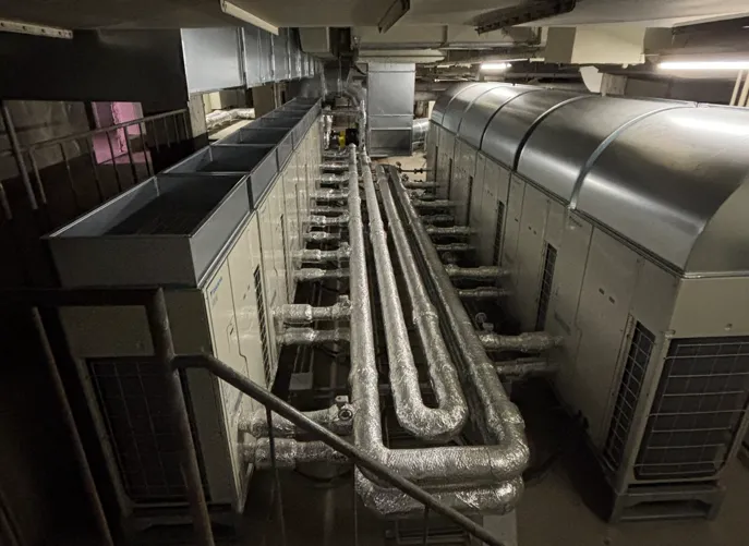 Osaka City Data Center　機械室　　（2026年1月）