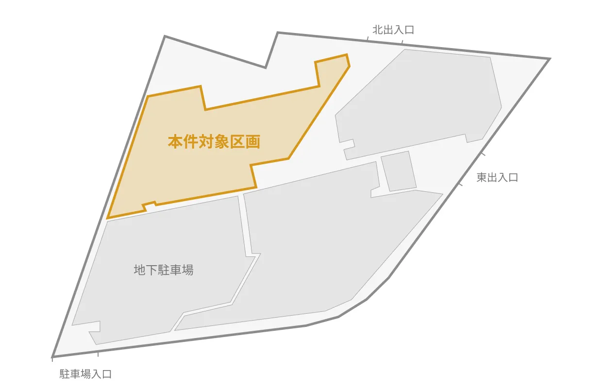 Osaka City Data Center　地下フロア図