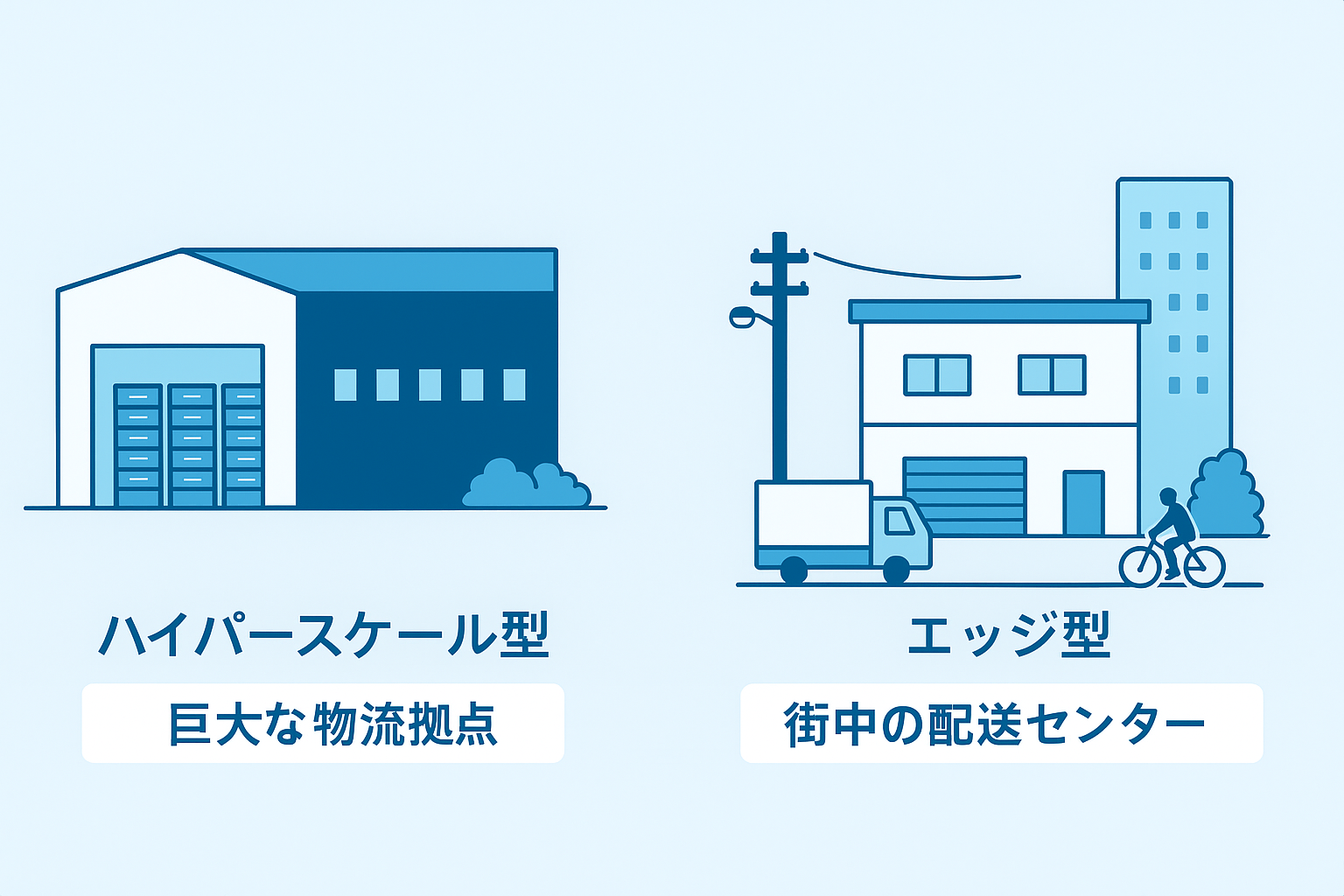 エッジ型データセンターのイメージ
